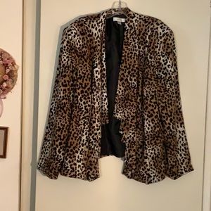 Animal print jacket